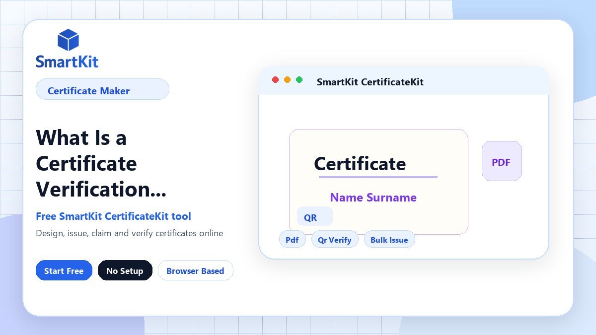 What Is a Certificate Verification System?