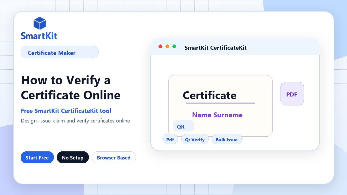 How to Verify a Certificate Online