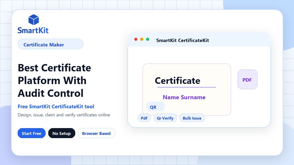 Best Certificate Platform With Audit Control