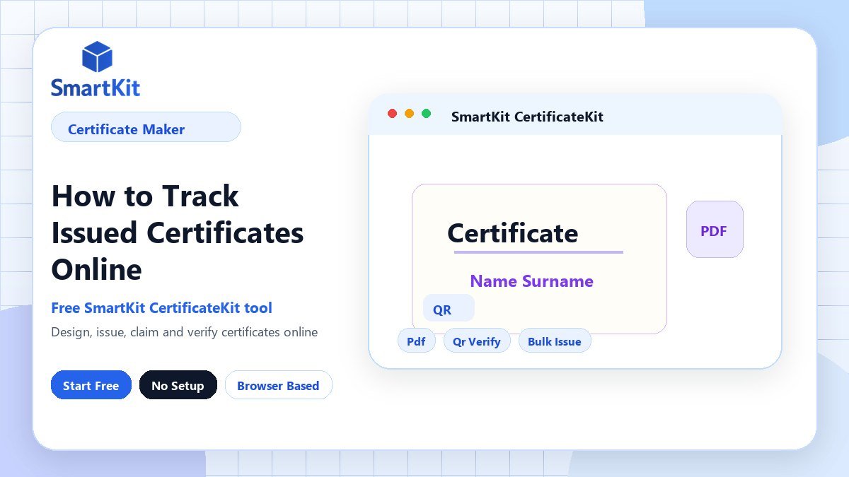 How to Track Issued Certificates Online