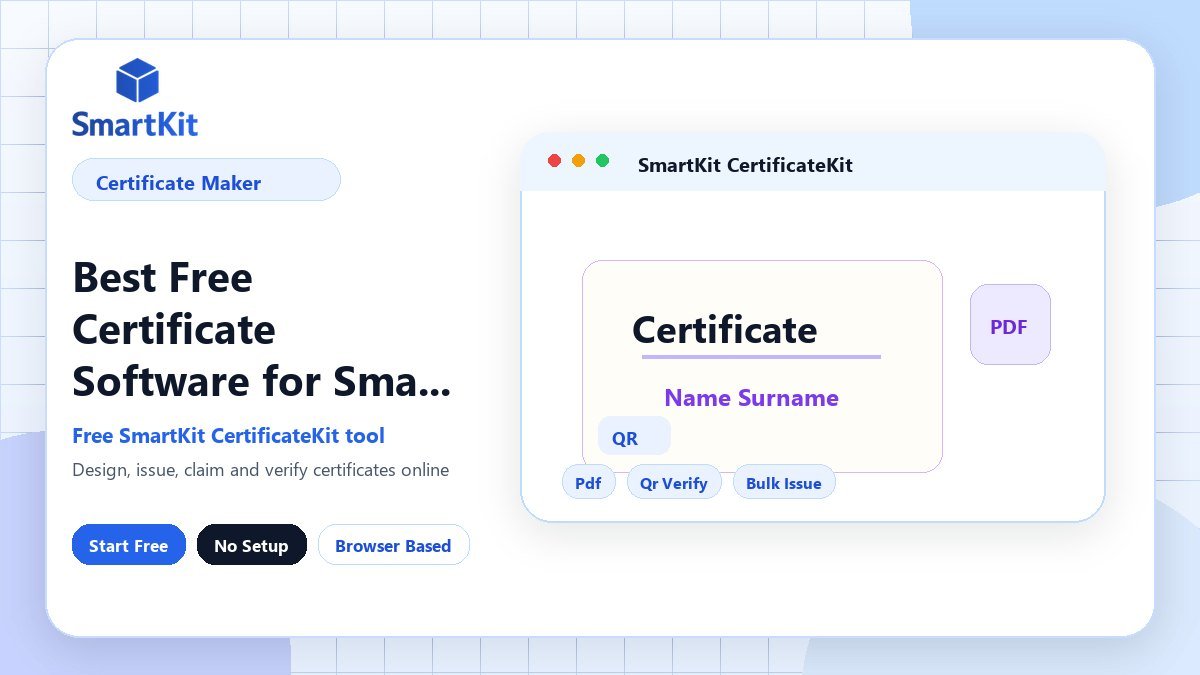 Best Free Certificate Software for Small Institutes