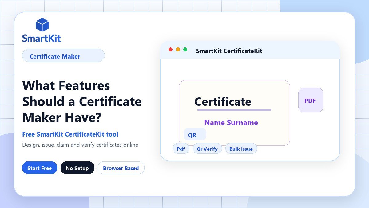 What Features Should a Certificate Maker Have?
