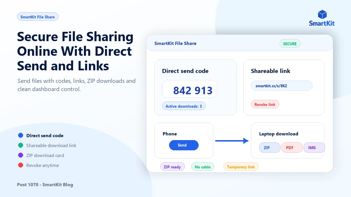 Secure File Sharing Online With Direct Send and Links