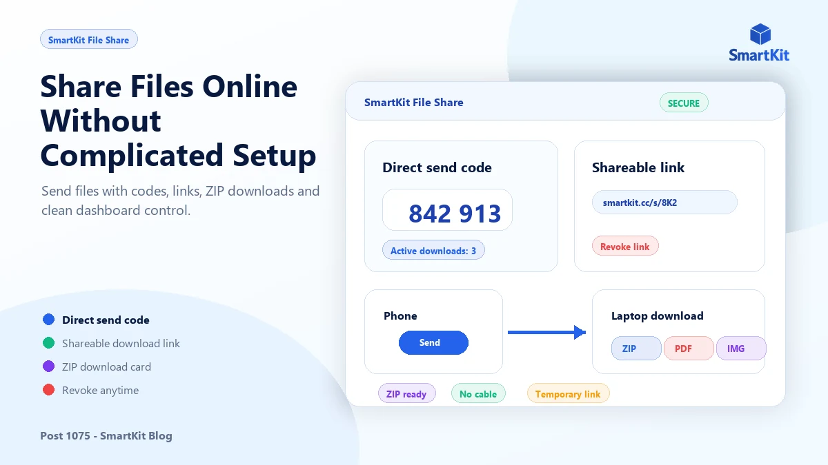 Share Files Online Without Complicated Setup