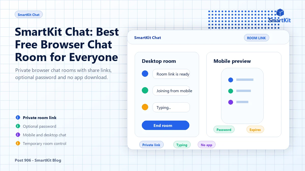 SmartKit Chat: Best Free Browser Chat Room for Everyone