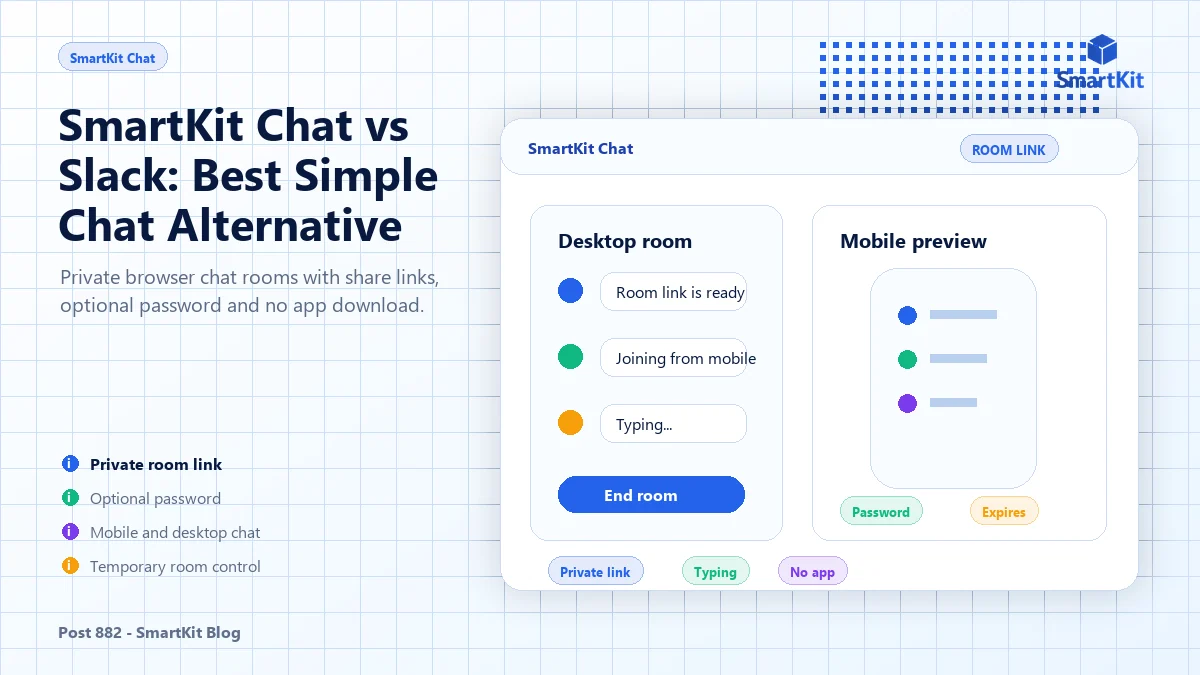 SmartKit Chat vs Slack: Best Simple Chat Alternative