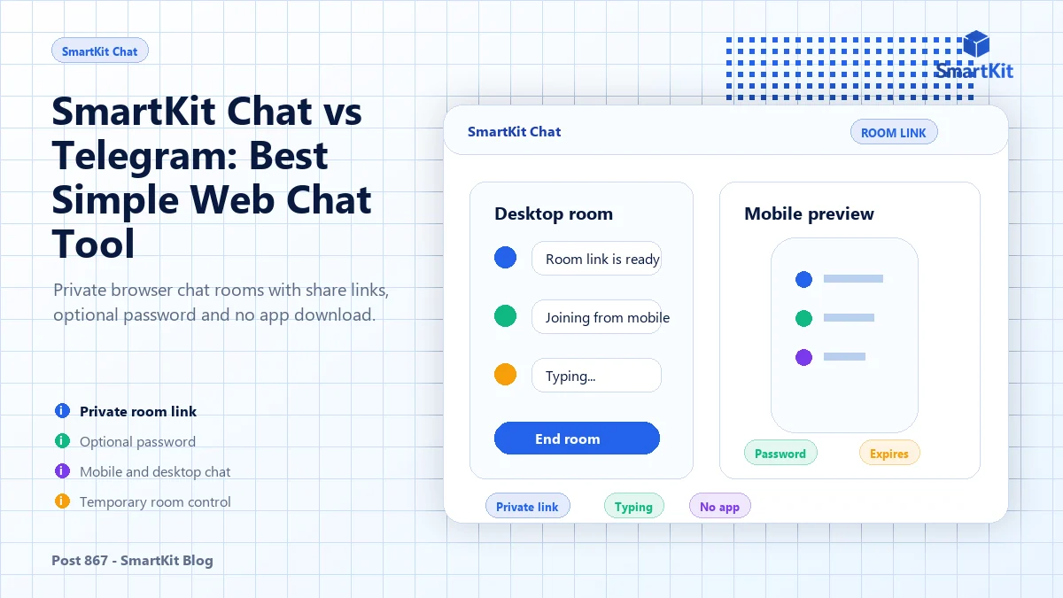 SmartKit Chat vs Telegram: Best Simple Web Chat Tool