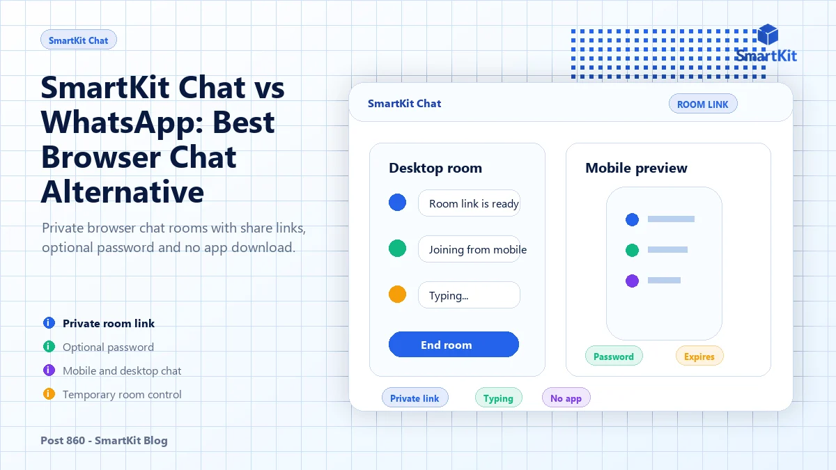 SmartKit Chat vs WhatsApp: Best Browser Chat Alternative