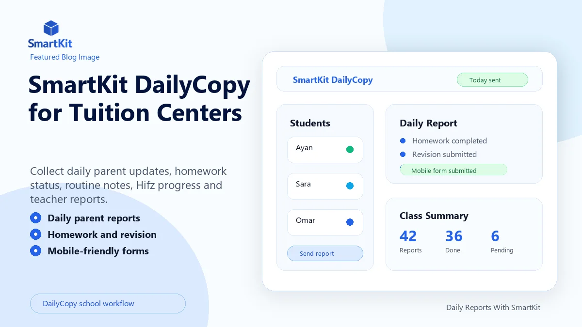 SmartKit DailyCopy for Tuition Centers