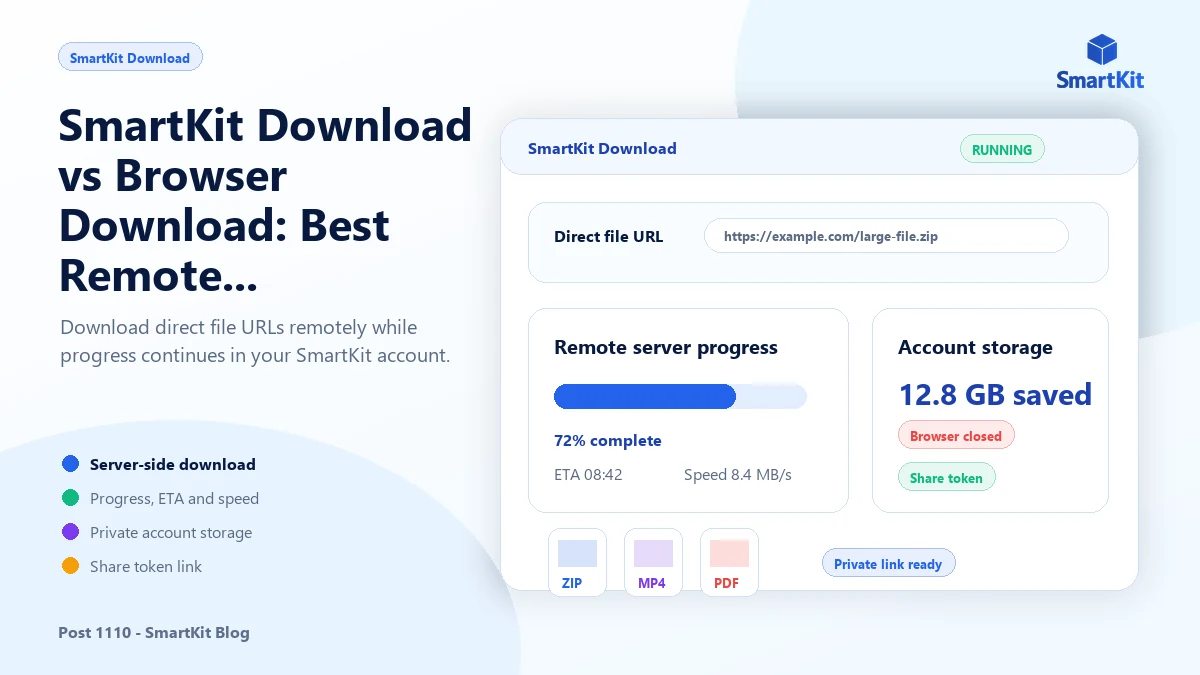 SmartKit Download vs Browser Download: Best Remote Downloader