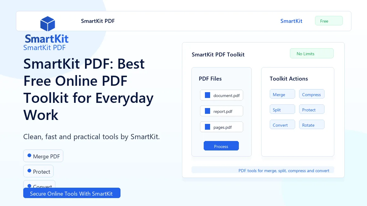 SmartKit PDF: Best Free Online PDF Toolkit for Everyday Work