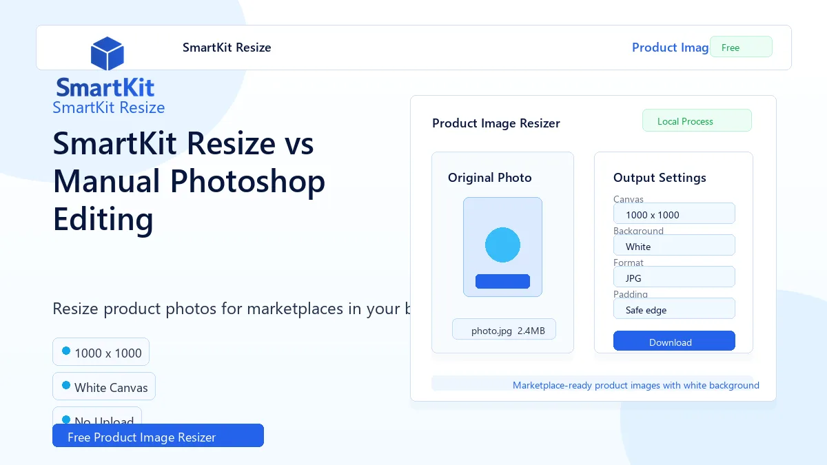 SmartKit Resize vs Manual Photoshop Editing