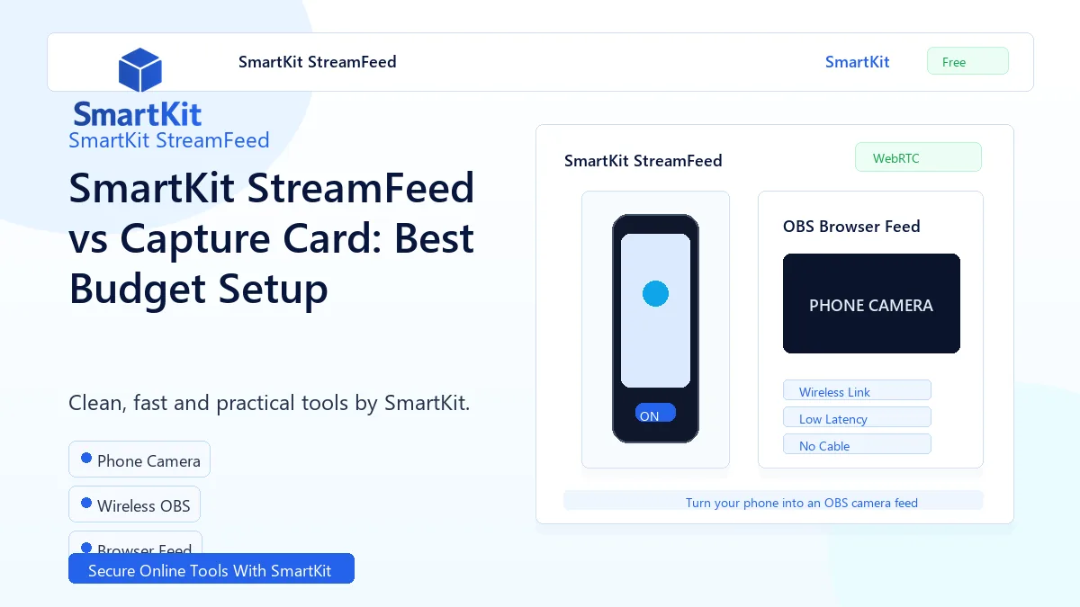SmartKit StreamFeed vs Capture Card: Best Budget Setup