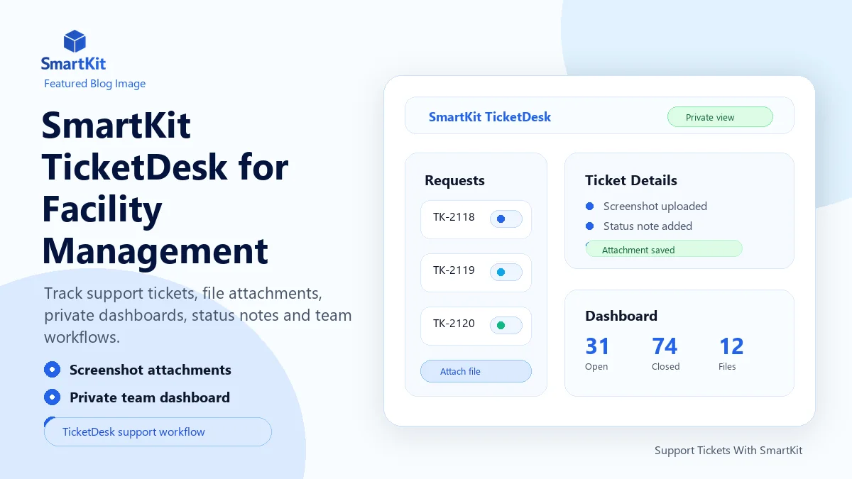 SmartKit TicketDesk for Facility Management