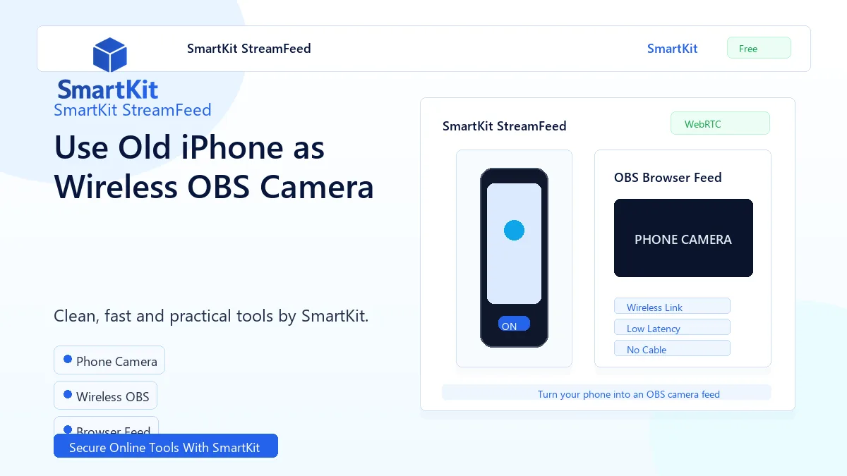 Use Old iPhone as Wireless OBS Camera