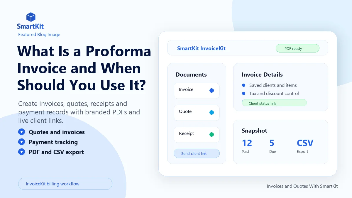 What Is a Proforma Invoice and When Should You Use It?