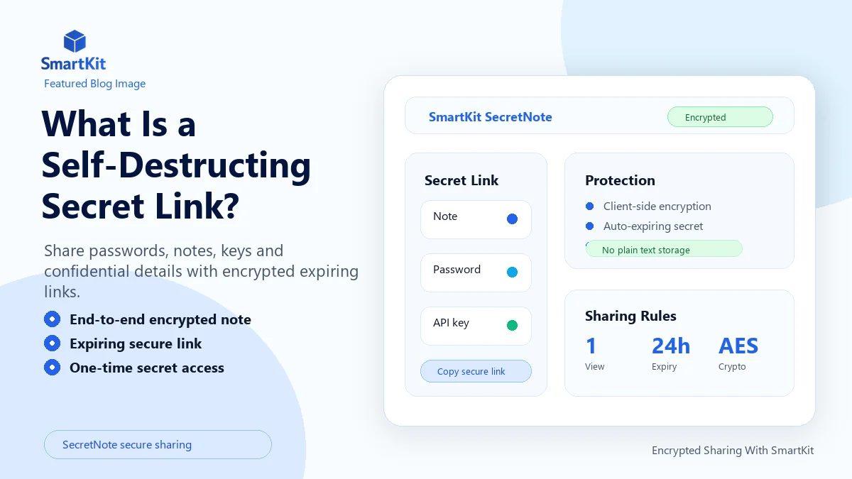What Is a Self-Destructing Secret Link?