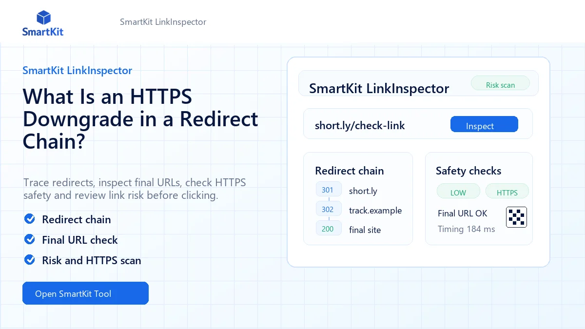 What Is an HTTPS Downgrade in a Redirect Chain?