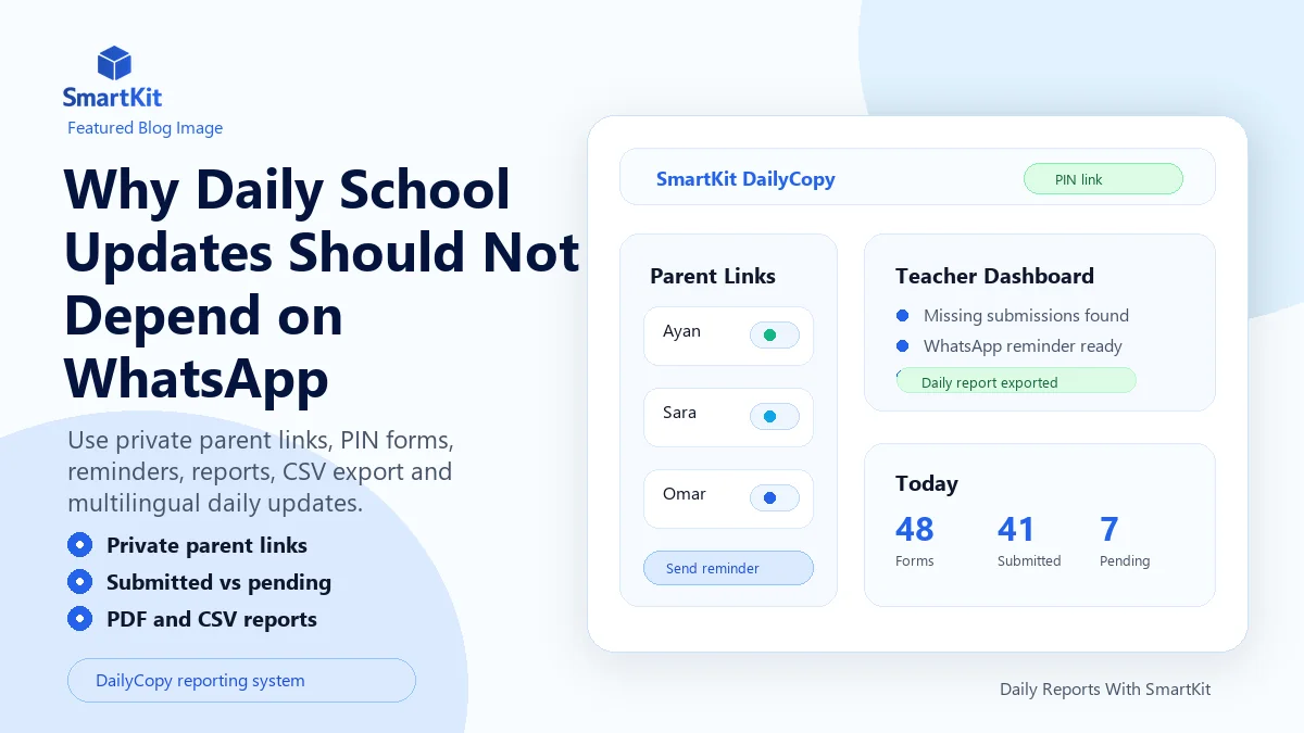 Why Daily School Updates Should Not Depend on WhatsApp