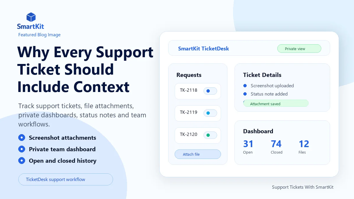 Why Every Support Ticket Should Include Context